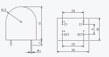 TR1107-3C Voltage output type voltage transformer used for detection TR1107-3C Voltage output type voltage transformer used for detection